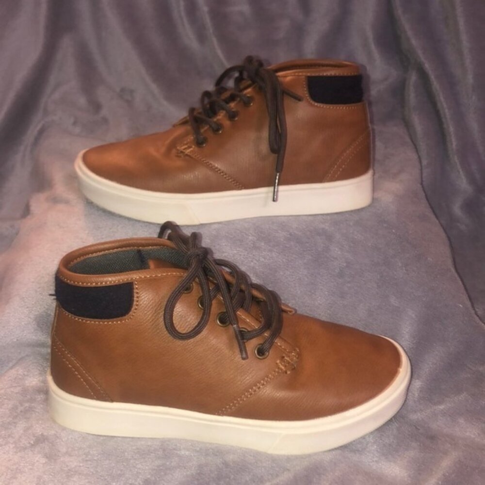 - Crown & Ivy‎ Boys Brown Dress Shoes- Size 1